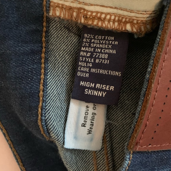 Madewell high riser skinny jeans Davis wash - Picture 5 of 7
